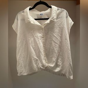 Old Navy Gauzy Button Down Blouse